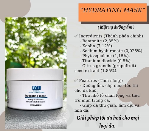 Mặt nạ dưỡng ẩm sáng da FCL Hydrating Mask 100g