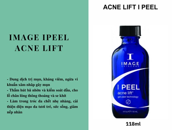 Dung dịch trị mụn, giảm nhờn Image I Peel Acne Lift 118ml