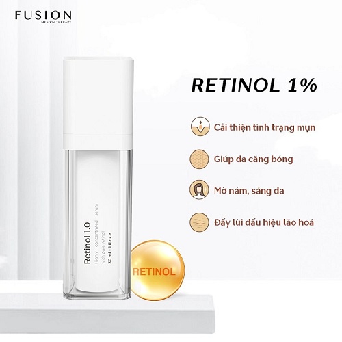 Kem chống lão hóa Fusion Retinol 1.0, chai 30ml