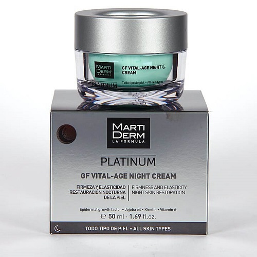 Kem dưỡng đêm MartiDerm Platinum GF Vital-Age Night Cream 50ml