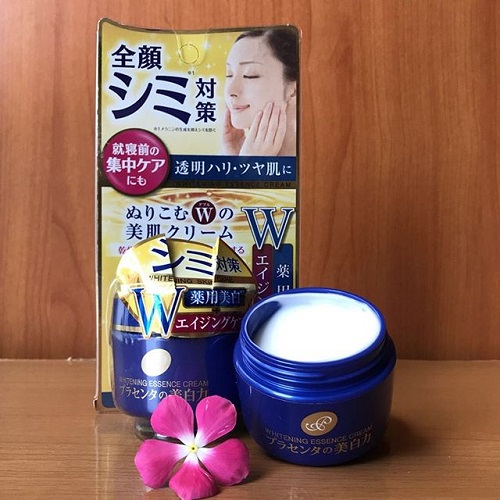 Kem dưỡng Meishoku Whitening Essence Cream 55g Nhật Bản