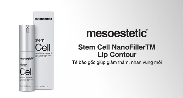 Kem trị thâm, nhăn vùng môi Mesoestetic Stem Cell Nanofiller Lip Contour