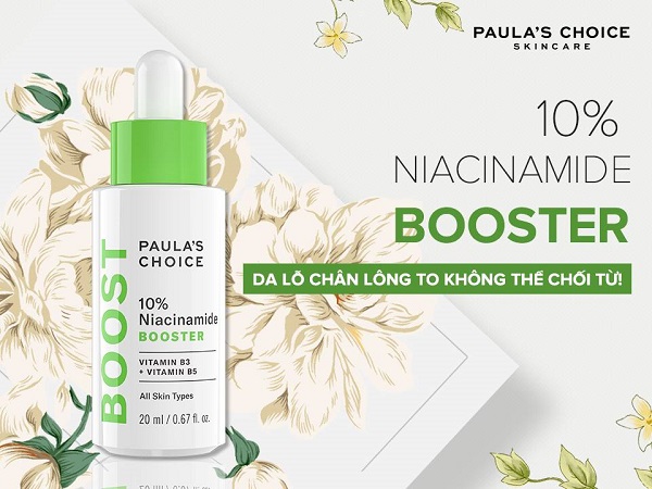 Paulas Choice 10% Niacinamide Booster thu nhỏ lỗ chân lông