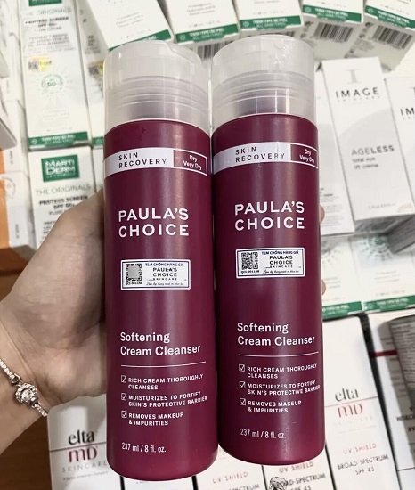 Sữa rửa mặt Paulas Choice Skin Recovery Softening Cream Cleanser 237ml