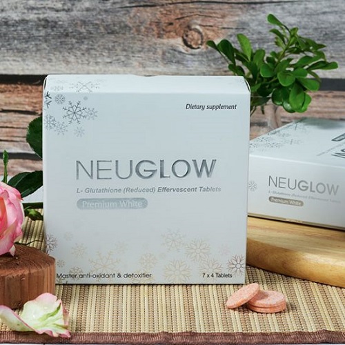 Viên sủi trắng da Neuglow Premium White 28 viên của Anh Quốc