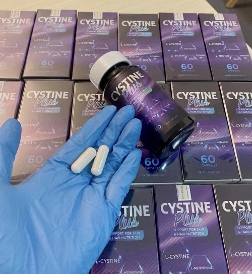 Viên uống Cystine Plus giảm mụn, ngăn rụng tóc, giảm sắc tố
