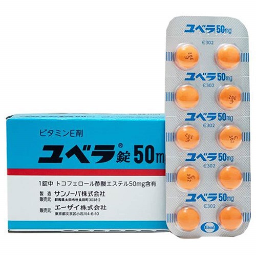 Viên uống bổ sung Vitamin E Juvela 50mg 100 viên Nhật Bản