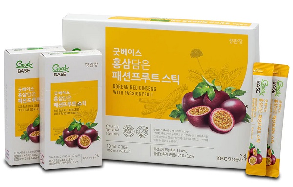 Nước hồng sâm KGC Good Base Korean Red Ginseng With Passion Fruit 10ml x 30 gói