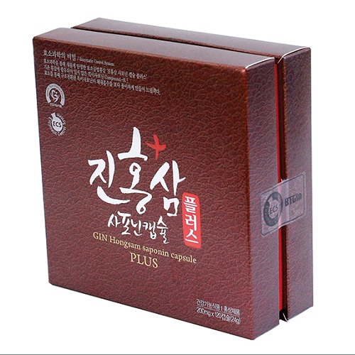 Viên hồng sâm cao cấp Gin Hàn Quốc - Gin Hongsam Saponin Capsule Plus