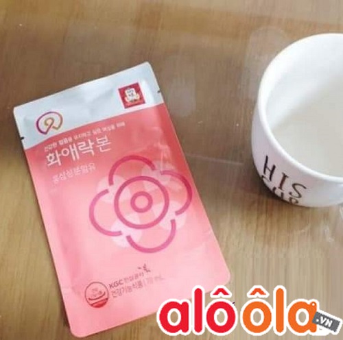 Nước hồng sâm KGC Hwa Ae Rak Bon 70ml x 30 gói dành cho phụ nữ