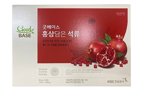 Nước hồng sâm lựu đỏ KGC Good Base Korean Red Ginseng With Pomegranate