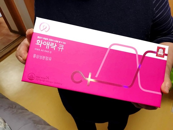 Viên hồng sâm cho phụ nữ Hwa Ae Rak Q 500mg – KGC Hàn Quốc