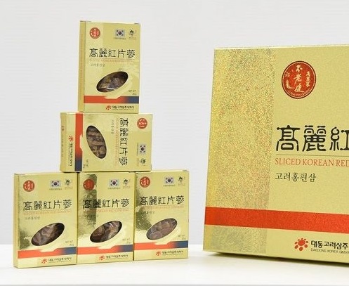 Hồng sâm khô thái lát Daedong Sliced Korean Red Ginseng 200g