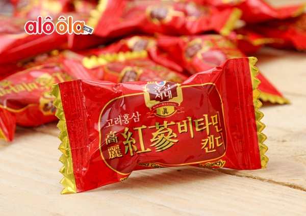 Kẹo hồng sâm Korean Red Ginseng Vitamin Candy 200g Hàn Quốc