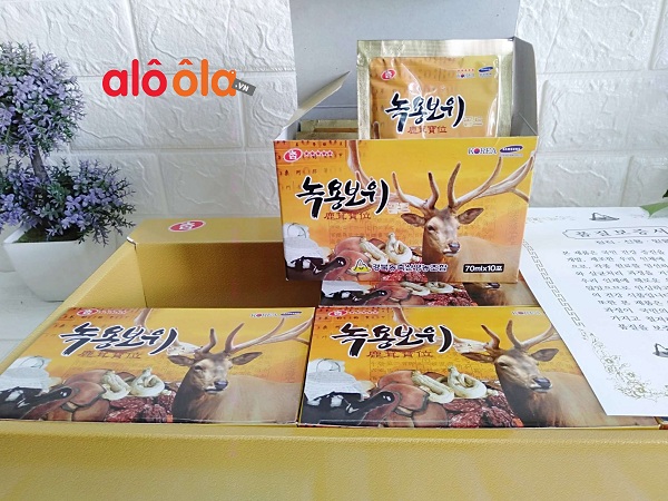 Nước Hồng sâm nhung hươu Gyeongbuk 60 gói Hàn Quốc