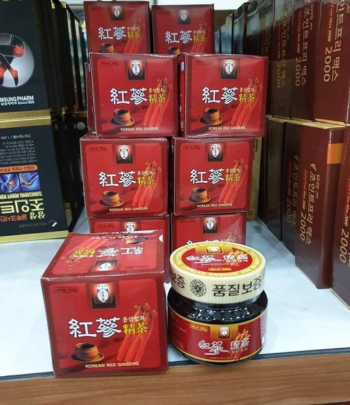 Trà cao hồng sâm mật ong Dongjin Korean Red Ginseng Extract Tea 300g