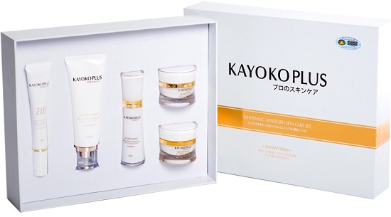 Bộ mỹ phẩm trị nám da Kayoko Plus Nhật Bản mẫu mới