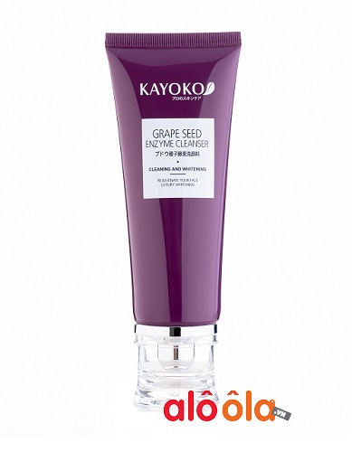 Sữa rửa mặt Kayoko Grape Seed Enzyme Cleanser mẫu mới màu tím