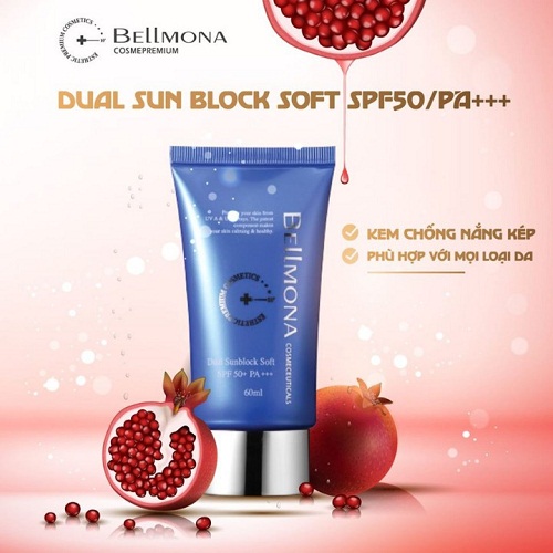 bellmona dual sun block soft spf50/pa+++