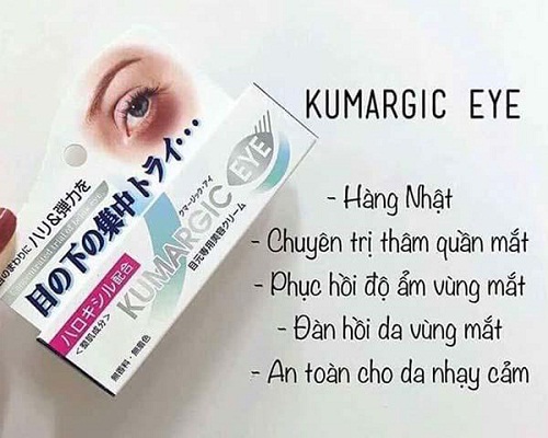 top những công dụng của kem trị thâm mắt kumargic eye hadariki