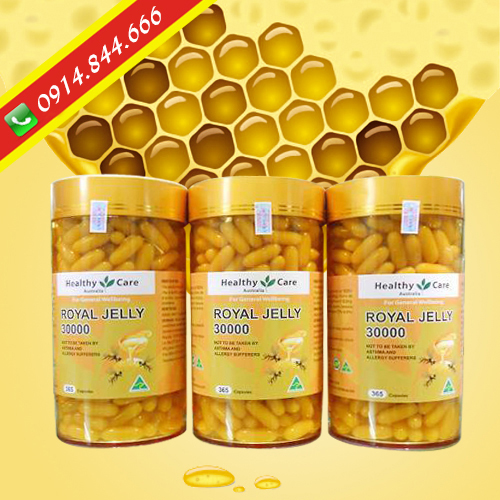 Sữa ong chúa Healthy Care Royal Jelly 30000