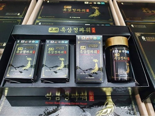 korean black ginseng extract power tăng cường sức khỏe, phòng ngừa bệnh tạt