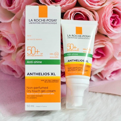 la roche-posay antheliosxl spf 50+ non perfumed dry touch gel-cream an toàn khi dùng trên da