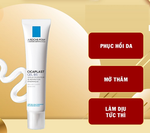 công dụng của  La Roche-Posay Cicaplast Gel B5 Epidermal Recovery Accelerator Skincare