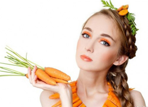 Làm trắng da từ thiên nhiên với Cà rốt: 