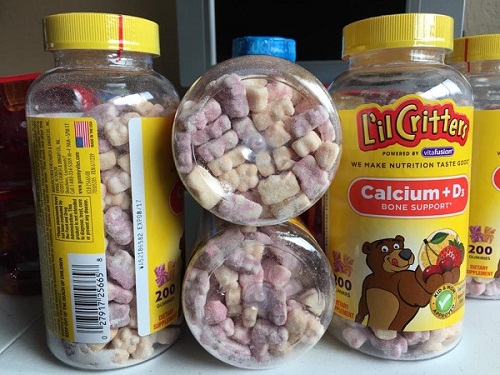 Lil critters calcium gummy bears giúp trẻ cao lớn hơn