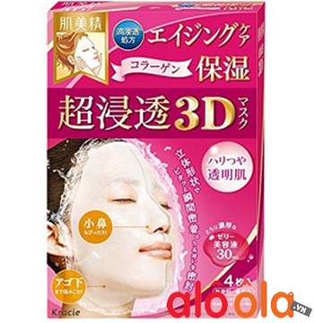 Mặt Nạ Collagen Kanebo Kracie 3D Face Mask