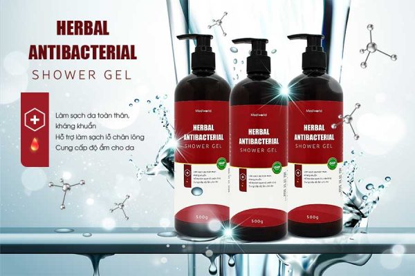 Gel tắm kháng khuẩn Herbal Antibacterial Shower Gel 500g