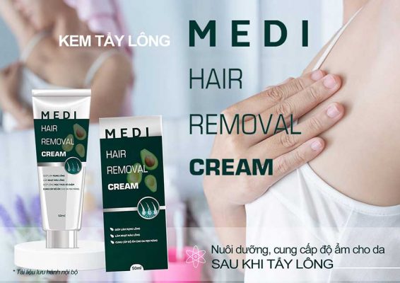 Kem tẩy lông Medi Hair Removal Cream từ công nghệ sinh học