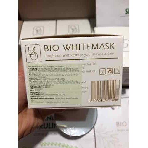 Mặt nạ Bio White Mask nuôi dưỡng da sáng mịn, bật tone an toàn