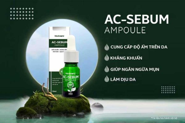 Serum ngăn ngừa mụn AC Sebum Ampoule 10ml – Mediworld