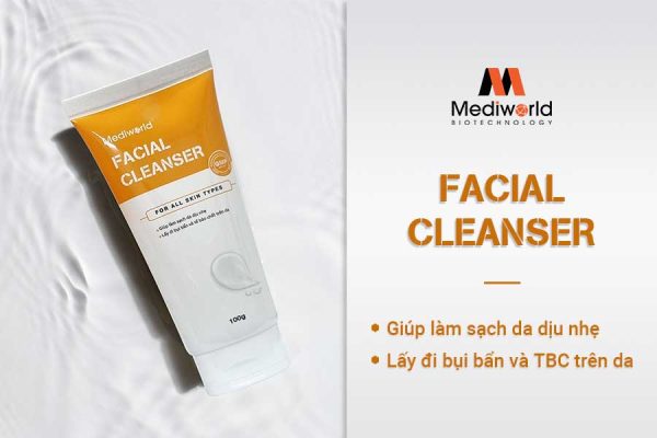 Sữa rửa mặt Mediworld Facial Cleanser làm sạch, tẩy tế bào chết dịu nhẹ