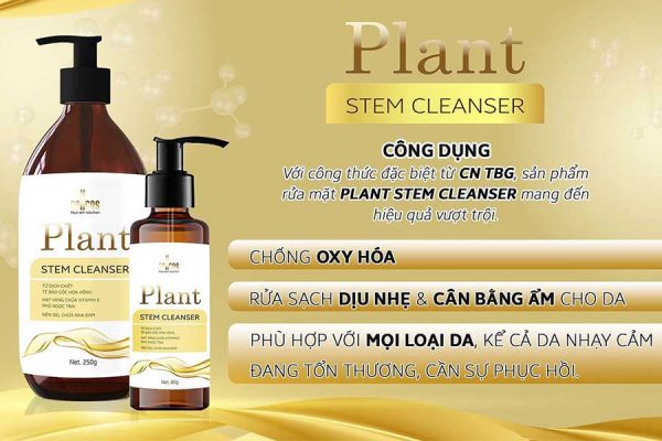 Sữa rửa mặt Plant Stem Cleanser làm sạch nuôi dưỡng phục hồi da