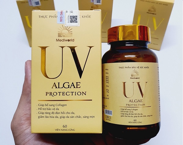 Viên uống hỗ trợ bảo vệ da và bổ sung collagen UV Algae Protection