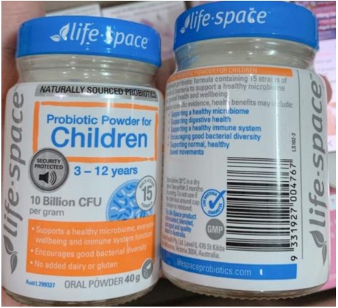 life space probiotic powder for children tốt cho hệ tiêu hóa