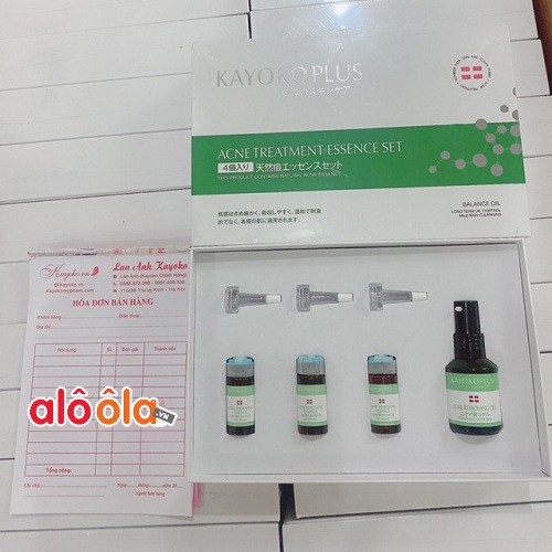 Bộ kem trị mụn Kayoko Plus Acne Treatment Essence Set