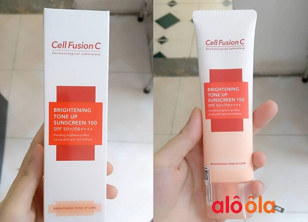 Kem chống nắng Cell Fusion C Brightening Tone Up Sunscreen 100 SPF 50+/PA++++