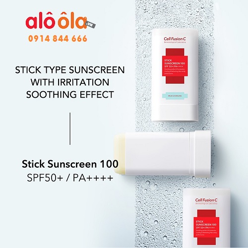 Sáp chống nắng Cell Fusion C Stick Sunscreen 100 SPF 50+/PA++++ 19g