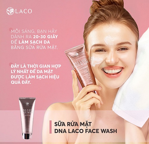 Sữa rửa mặt DNA Laco Face Wash 