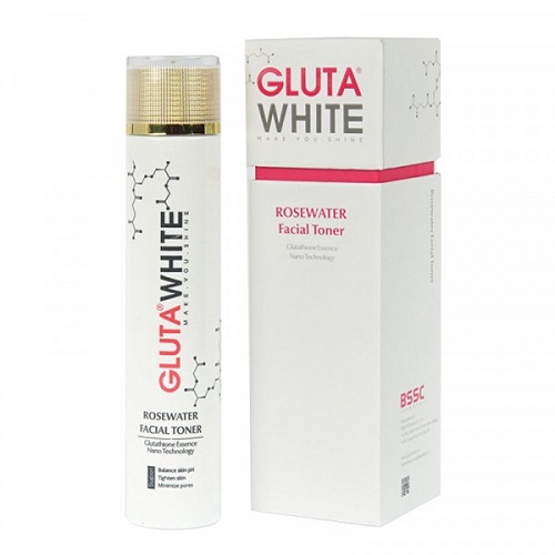 Review nước hoa hồng Gluta White Rosewater Facial Toner