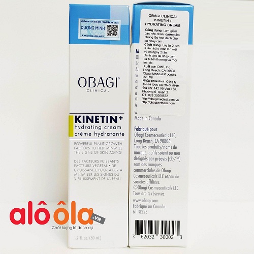 Kem dưỡng phục hồi làm dịu da Obagi Clinical Kinetin+ Hydrating Cream