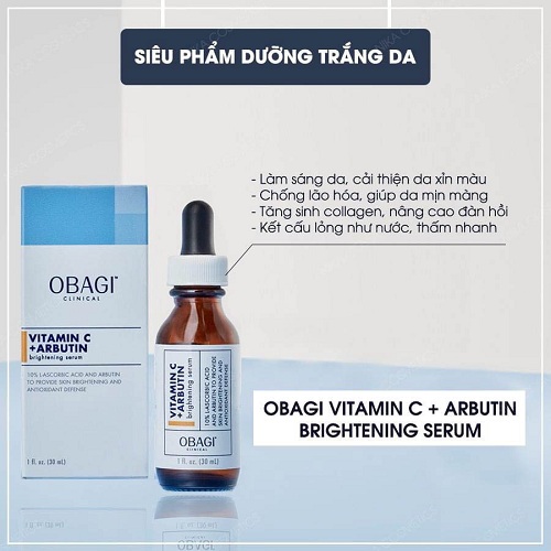 Obagi Clinical Vitamin C+ Arbutin Brightening Serum 1 oz