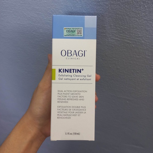 Sữa rửa mặt Obagi Kinetin+ Exfoliating Cleansing Gel 150ml
