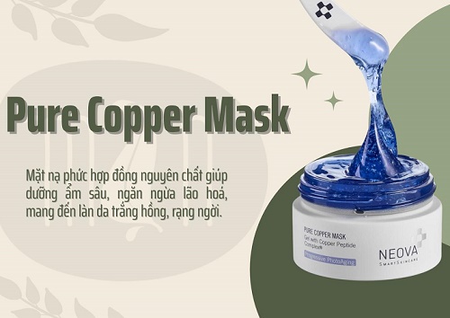 Mặt nạ Neova Pure Copper Mask làm dịu và cấp ẩm cho da