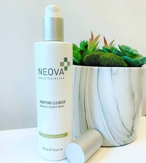 neova purifying cleanser được chứng nhận an toàn khi sử dụng trên da
