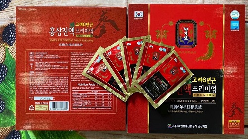 korea red ginseng drink premium hàn quốc